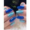Metalic dust blue 22 gel polish carat 228