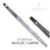 43506 WEB Profinails UV Gel Brush dcrs4Flat ecset 600X600 1